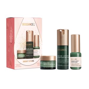 Biossance Bright Future Set: Night Serum, Dark Spot Serum, Repair Cream