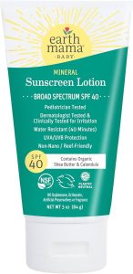 Earth Mama’s SPF 40 Mineral Sunscreen Lotion – Reef Safe