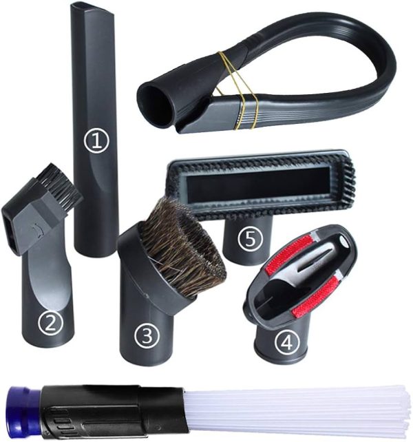 GIBTOOL Vacuum Attachments Kit for 1 1/4 & 1 3/8 inch Hose