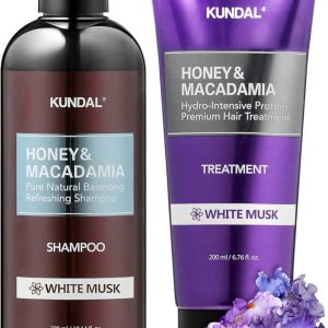 KUNDAL Repair Set with Argan Oil for Dry Damaged Hair