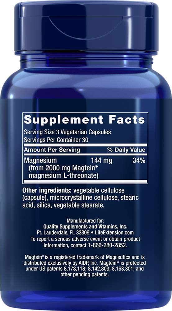 Life Extension Neuro-Mag Magnesium L-Threonate