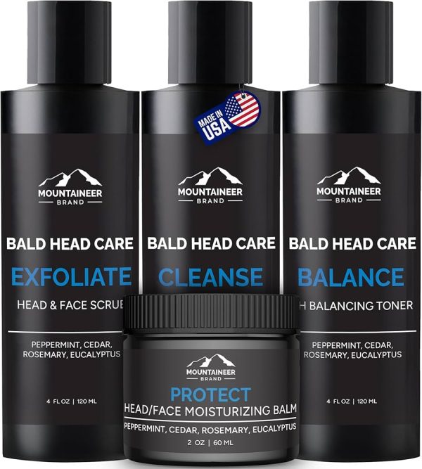 Mountaineer Brand Bald Head Care Moisturizing Balm 2 oz.