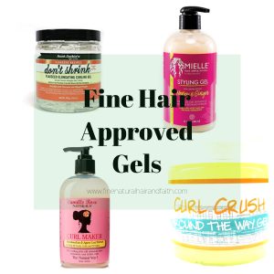 Natural hair cream for fine hair