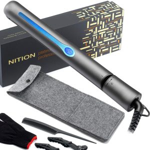 NITION Salon Hair Straightener with Argan Oil & Titanium