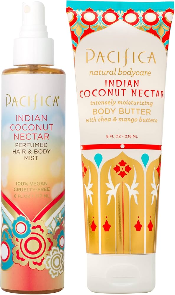 Pacifica Coconut Nectar Body Butter & Hair/Body Spray Set
