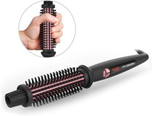 "PHOEBE 2-in-1 Curling Iron Brush"