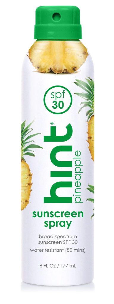 Pineapple Scented Hint Sunscreen
