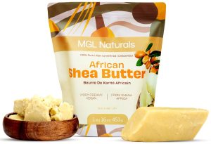 Raw Unrefined Shea Butter - African Grade A Ivory 1lb