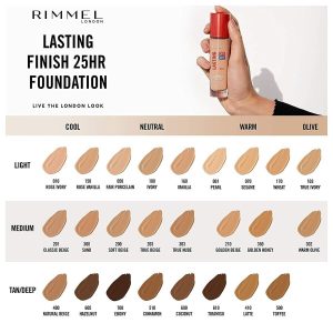 Rimmel 25 Hour Foundation with Comfort Serum