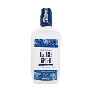 Schmidt's Tea Tree + Ginger Mouthwash, 16 oz, Fluoride Free