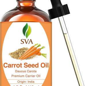 SVA Organics Carrot Seed Carrier Oil - 118 ml (4 oz.) 100% Pure