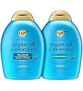 OGX Renewing + Argan Oil of Morocco Shampoo & Conditioner Set, 13 Fl Oz (Pack of 2) (packaging ma...