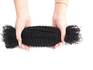 Afro Kinkys Bulk100% Human Hair