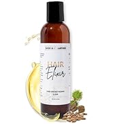 Bask & Lather Elixir Hair Oil - Jamaican Black Castor Oil - Detangle Your Strands & Frizz