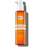 RoC Multi Correxion Revive + Glow Gel Facial Cleanser With Vitamin C, & Glycolic Acid, Paraben-Fr...