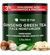 Tree to Tub Hydrating Face Moisturizer for Dry & Sensitive Skin - Water Based Hyaluronic Acid Fac...