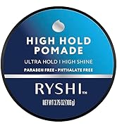 Rite Aid Ryshi High Hold Pomade - 3.75 oz For All Hair Types, Shine and Hold, Clean Cut Natural Look
