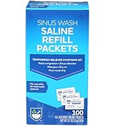 Rite Aid Sinus Wash Refill Kit, Individually Wrapped Saline Packets - 100 Count | Nasal/Allergy R...