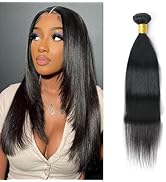 huarisi Straight 1 Bundle 100% Human Hair 16 Inches Single Bundle Straight Virgin Hair Extension ...