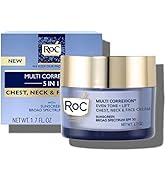 RoC Multi Correxion 5 in 1 Chest, Neck, and Face Moisturizer Cream with SPF 30, for Neck Firming ...