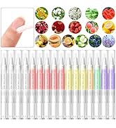 COSCELIA 16Pcs Cuticle Oil Pens Bulk for Nails Cuticle Revitalizer Oil Pens Set Nail Care Nourish...