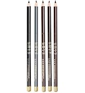 6 Pcs Eyebrow Pencil,Soft Textured,Easy to Color,Waterproof and Sweat-proof,Beginner Makeup Eyebr...