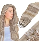 Hetto Microlink Hair Extensions Human Hair Highlight Micro Bead Hair Extensions Real Human Hair #...