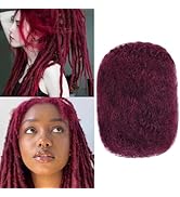 Xtrend 8 Inch 1 Pack 30 Gram Afro Kinkys Bulk Human Hair For Dreadlocks, Loc Repair, Dreadlocks E...