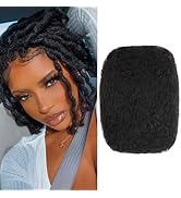 Xtrend 8 Inch 1 Pack 30 Gram Natural Black Afro Kinkys Bulk Human Hair For Dreadlocks Extensions ...