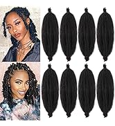 16 Inch Pre-Separated Springy Afro Twist Hair 8 Packs Spring Twist Hair For Distressed Soft Locs ...