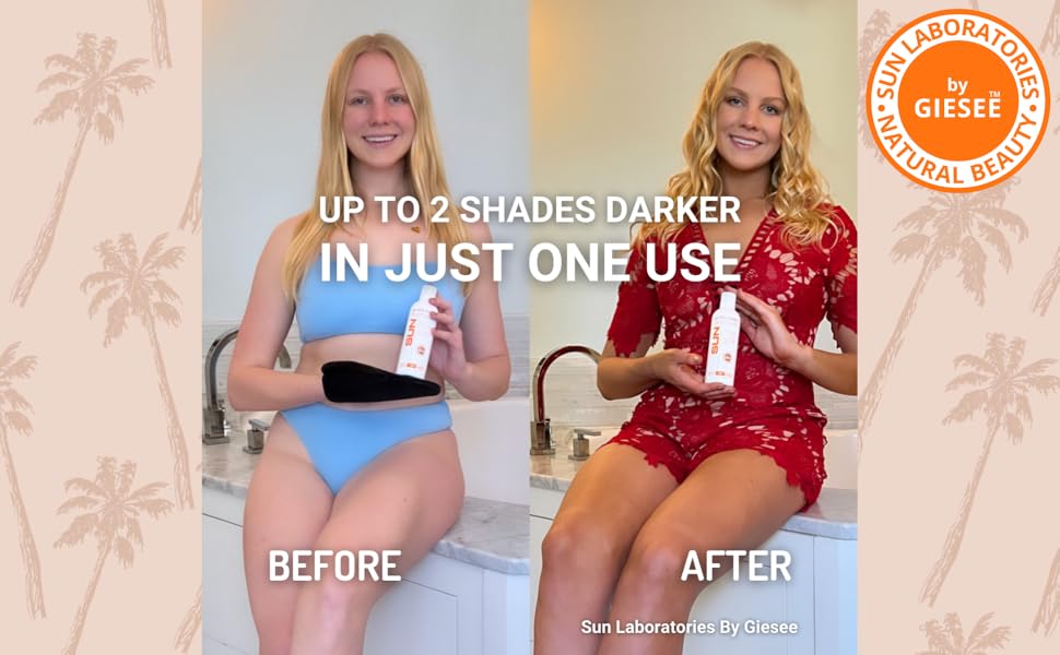 Ultra Dark Self Tanning Lotion Makes you 2 Shades Darker in One Use