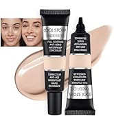 Kaely 2Pcs under Eye Concealer Full Coverage,Waterproof Concealer for Dark Circles,Puffiness,Redn...