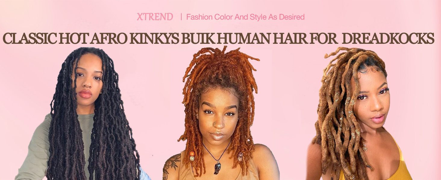 Afro Kinkys Bulk Human Hair