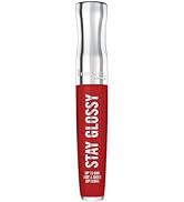 Rimmel London Stay Glossy, 440 Firecracker, Lip Gloss, Non-Sticky, Cruelty-Free, Color and Shine,...