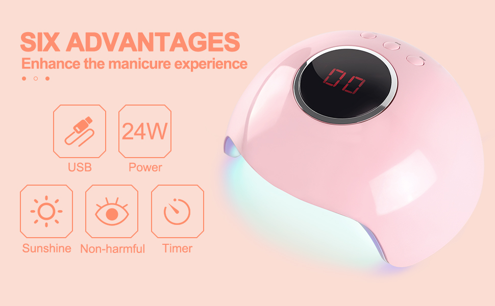 u v led nail lamp