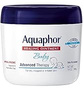 Aquaphor Baby Healing Ointment Advanced Therapy Skin Protectant, Dry Skin and Diaper Rash Ointmen...