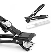 Nail Clipper for Thick Nails No Splashing Nail Cutter (Black)