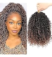 SamBraid Goddess Locs Crochet Hair 12 Inch, 8 Packs New Goddess Faux Locs Crochet Hair for Black ...